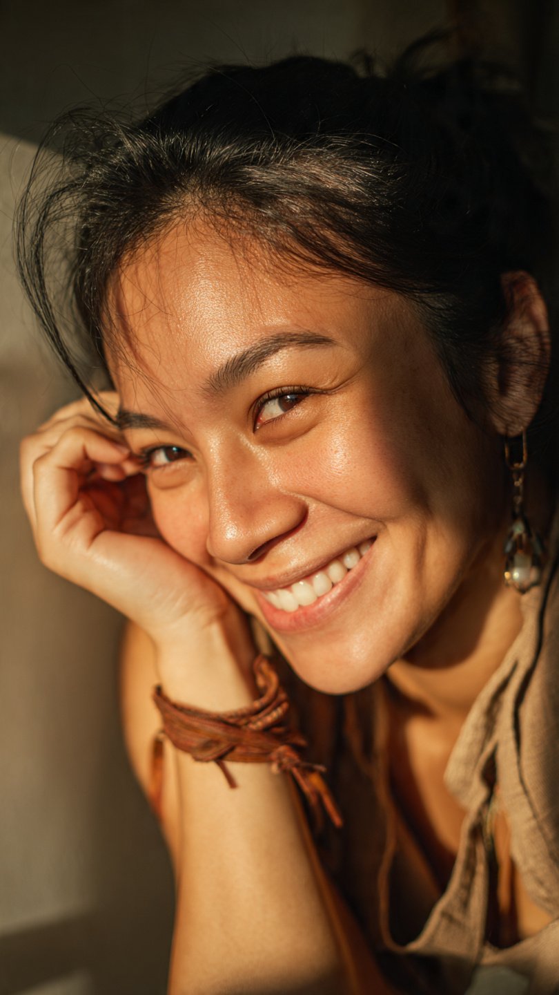 Filipina visual artist portrait