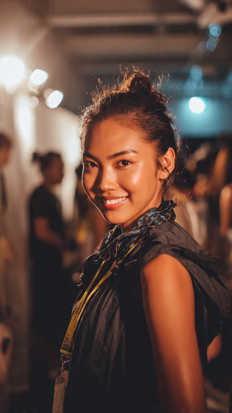 Filipina fashion show choreographer portrait