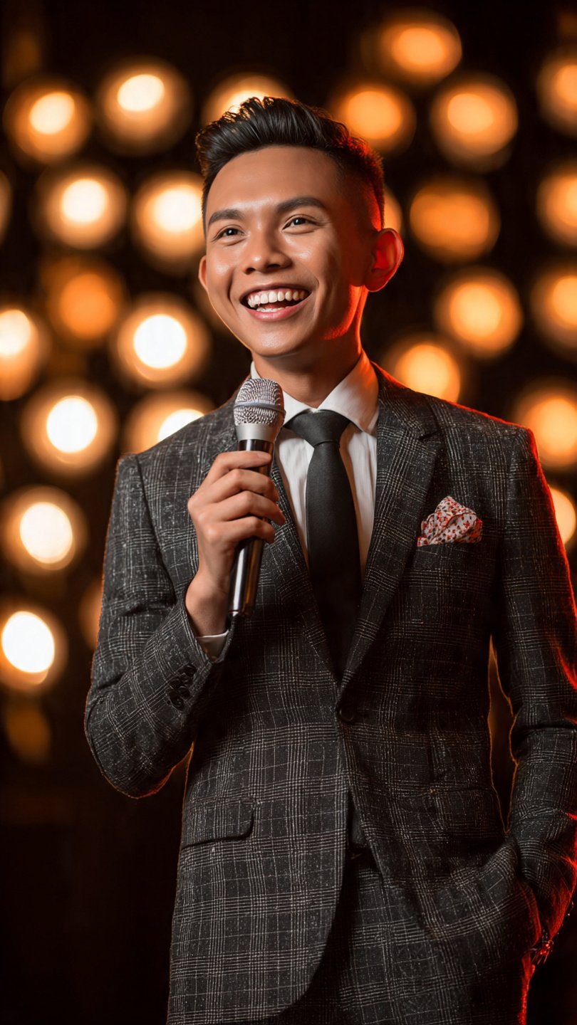 Filipino pageant emcee and host portrait